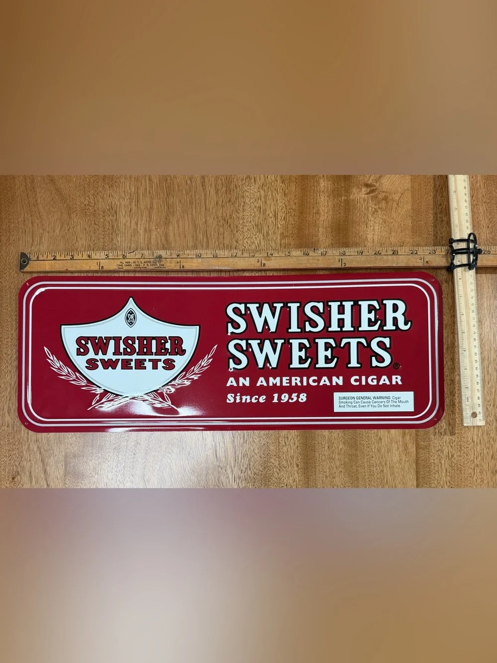 Swisher Sweets - An American Cigars Since 1958 Collectors Metal Sign | 24